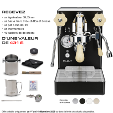 Lelit MaraX (Blanc) + Ensemble cadeau